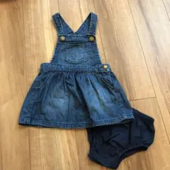 babyGAP デニムジャンパースカート 80