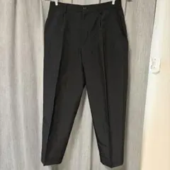 3点セット GU ドライワイドテーパードイージーアンクルパンツ 白黒ブルー