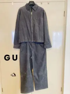 GU グレー セットアップ Mサイズ