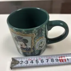 ミッキーマウス ダークグリーン マグカップ