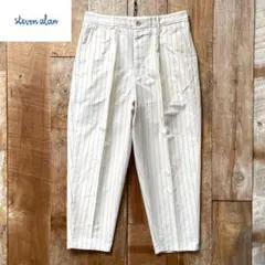 【極美品】Steven Alan テーパード コットン スラックス パンツ Mのサムネイル