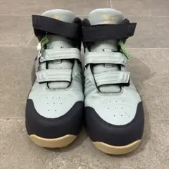 ミズノ安全靴 オールマイティ　ハイカット　限定カラー　ミントブルー/ゴールド オールマイティ ミズノ安全靴オールマイティLSII73MBoa限定