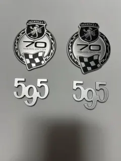 アバルト ABARTH 695 MASERATI 純正エンブレム ジャンク品 - メルカリ