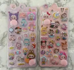 ラブブ ぷくぷくシール おしりシールLABUBU 2枚セット