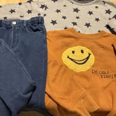 BREEZEトレーナー2点とズボンセット裏起毛140cm