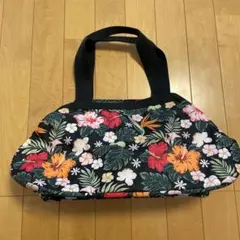 レスポートサック　フラワープリント トートバッグ