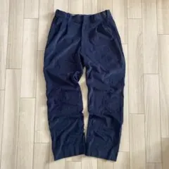 90s ヴィンテージ レトロ古着 ツータックスラックスパンツ コーデュロイ 細畝