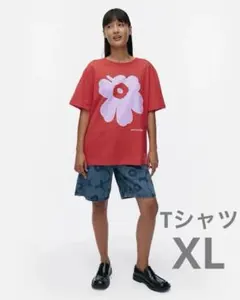 マリメッコ Tシャツ　ウニッコ　marimekko XL