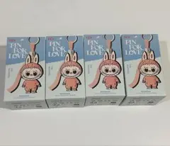正規品　未開封 ラブブ LABUBU アルファベット イニシャル 青箱4個セット