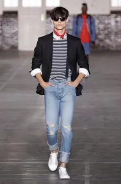 ami alexandre mattiussi アミ　ダメージデニムパンツのサムネイル