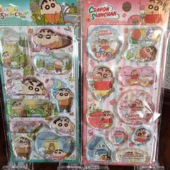 クレヨンしんちゃん　ウォーターシール　2枚セット【海外版正規品・ライセンス】