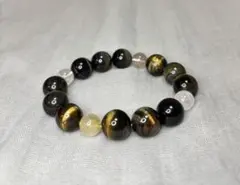 天然石パワーストーンブレスレット　ブルータイガーアイ