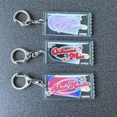アクリルネームキーホルダーセット(赤井はあと、湊あくあ、大神ミオ)