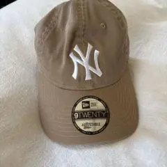 New Era ニューヨーク・ヤンキース ベージュキャップ