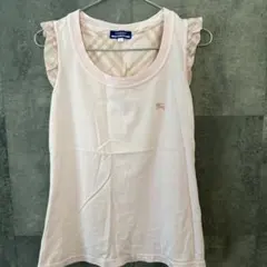 BURBERRY ノースリーブトップス 38 ピンク