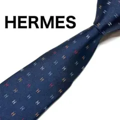 極美品✨ エルメス SOIE LOURDE CRAVATE TWILL TIE