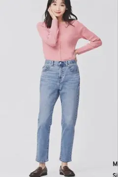 スリムテーパードアンクルジーンズ(丈標準65.0～69.0cm)