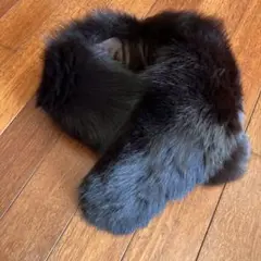 SAGA FOX ファーマフラー 黒？こげ茶？