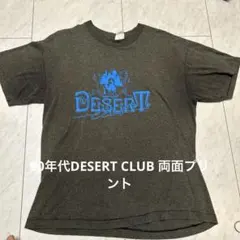 90年代　両面プリント　コットンT desert club L