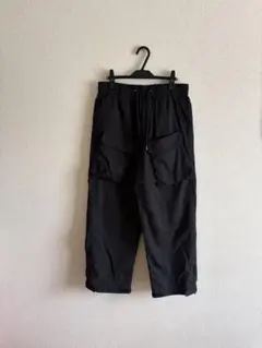 AIVER ナイロンワイドパンツ　2WAY ショートパンツ　BLK M