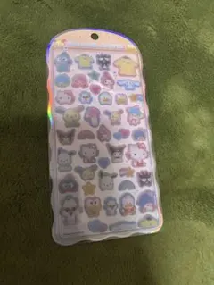 サンリオ　コットンパフィシール　サンリオキャラクター