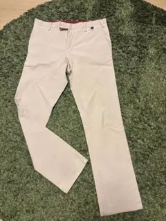 ベージュ チノパン　コーデュロイ