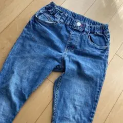 デニムブルー ウエストゴム パンツ