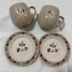 リルリンリン　スーベニア　マグカップ　プレート　ディズニー　クリスマス