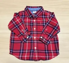 baby GAP チェック柄長袖シャツ　80cm