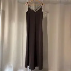 MURUAブラウン キャミワンピース ロングワンピース
