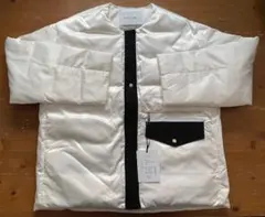 【定価より34％OFF】新品未使用CULLNI タフタノーカラーダウンジャケット