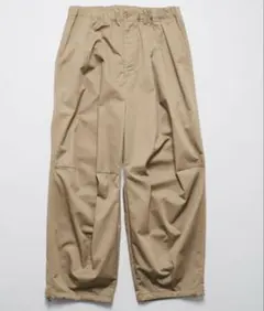 ワイドシルエット ミリタリーサーカスパンツ/スノーパンツ