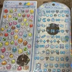 しずくちゃん　ボンドロミニ　うるちゅるプチシール　ミルキーメロウシール