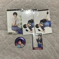 あんステ 氷鷹北斗 山本一慶 Trickstar ブロマイド 缶バッチ カード