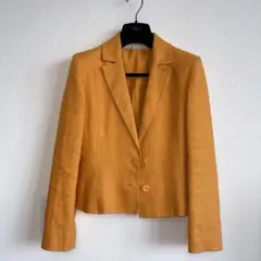 VALENTINO オレンジ色のショートスーツジャケットのサムネイル