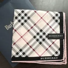 BURBERRY LONDON ハンカチ ノバチェック ピンクのサムネイル