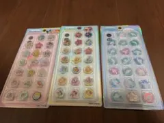 正規品　おはじきシール　サンリオ　日焼けキティ　シナモロール　3点セット