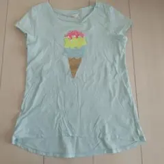 アイスクリーム スパンコール Tシャツ