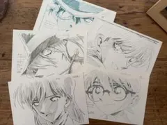 レア】名探偵コナン 複製原画5枚セット【セブン-イレブン限定版