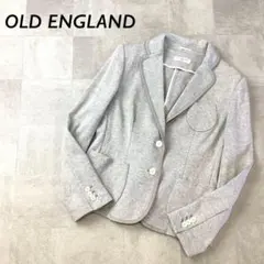 OLD ENGLAND スウェット テーラード ジャケット 杢グレー