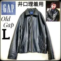 ✨キングヌー 井口理着用✨90s★オールドギャップ★レザージャケット★ブラック★のサムネイル