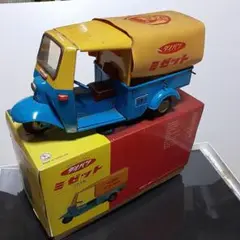 【コンちゃん幌】ブリキDKA型　ダイハツ　大村崑　ミゼット1990 車ミニカー コンちゃん幌】ブリキDKA型 ダイハツ 大村崑 ミゼット1990 車