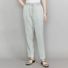 beauty&youth　サテンドローストリングパンツ　ウォッシャブル　夏