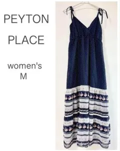 PEYTON PLACE キャミワンピース ロング丈 M リゾート 日本製