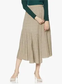 SNIDEL イレギュラープリーツプリントスカート