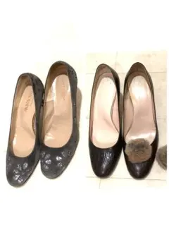 ブティックオーサキ　パンプス2足セット プレーンパンプス