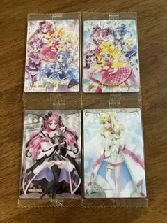 キミプリ　プリキュアウエハースカード　キュアキッス　ズキューン4枚セット