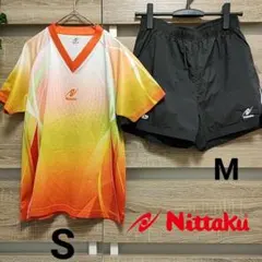Nittaku（ニッタク）VネックTシャツハーフパンツセット S&Mサイズ 美品
