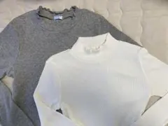 UNIQLO リブハイネックセーター S +COLZAハイネックM 2点セット