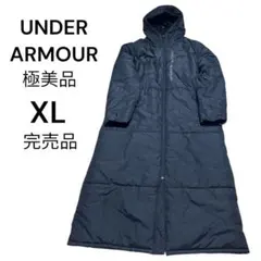 アンダーアーマー　インサレートロングコート　ベンチコート XL 洗えるフード黒